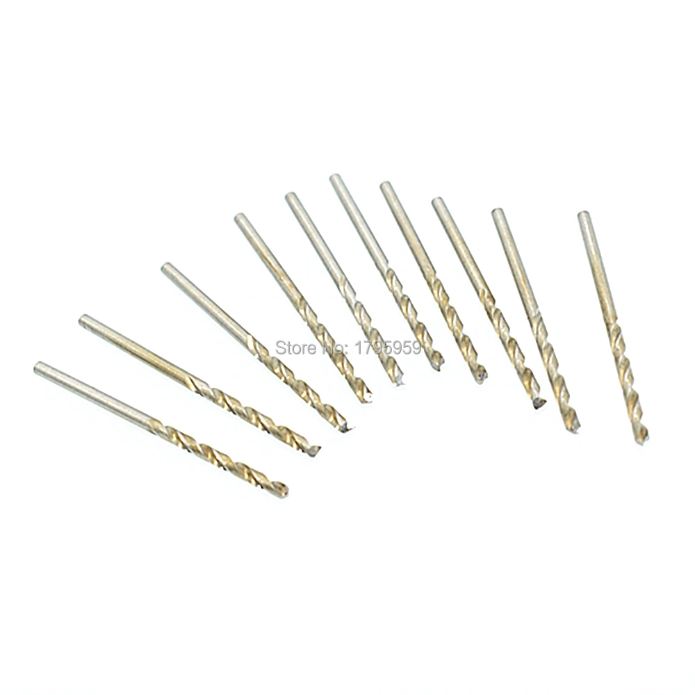 10pcs 2.3mm Mini Twist Spiral Drill Bits Set Micro High Speed Steel Straight Shank PCB Drills Bit For Electrical Tool | Инструменты