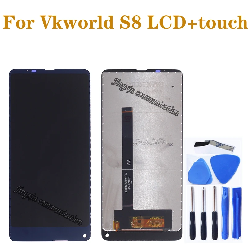 100% оригинал для VKworld S8 ЖК-дисплей + сенсорный экран дигитайзер компонент Замена s8