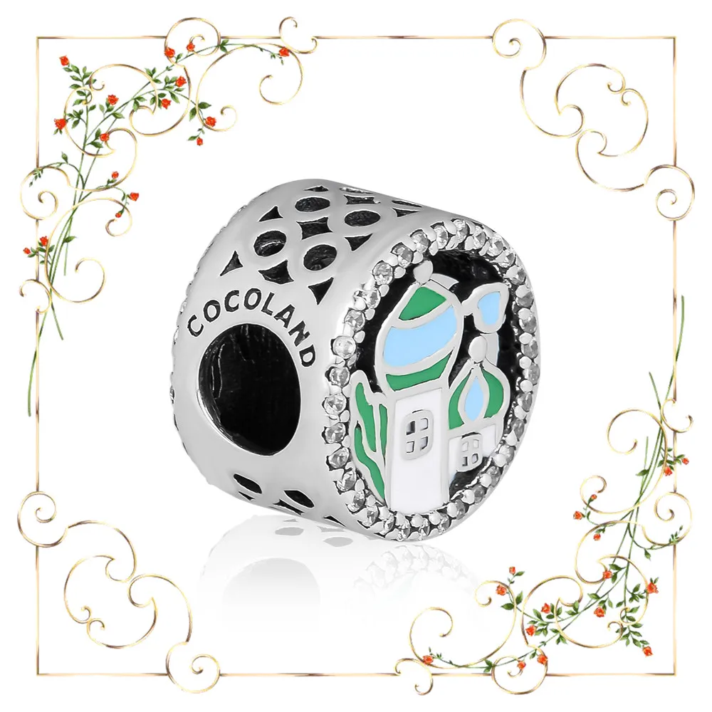 Подводный серебряный замок Fandola CKK для браслета Pandora оригинальные Подвески