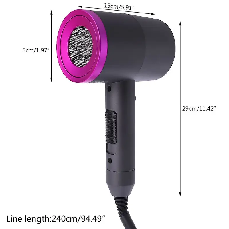 

Professional Hair Blow Dryer 1100W Heat Blower Dryer Hot Cold Wind Salon Tool