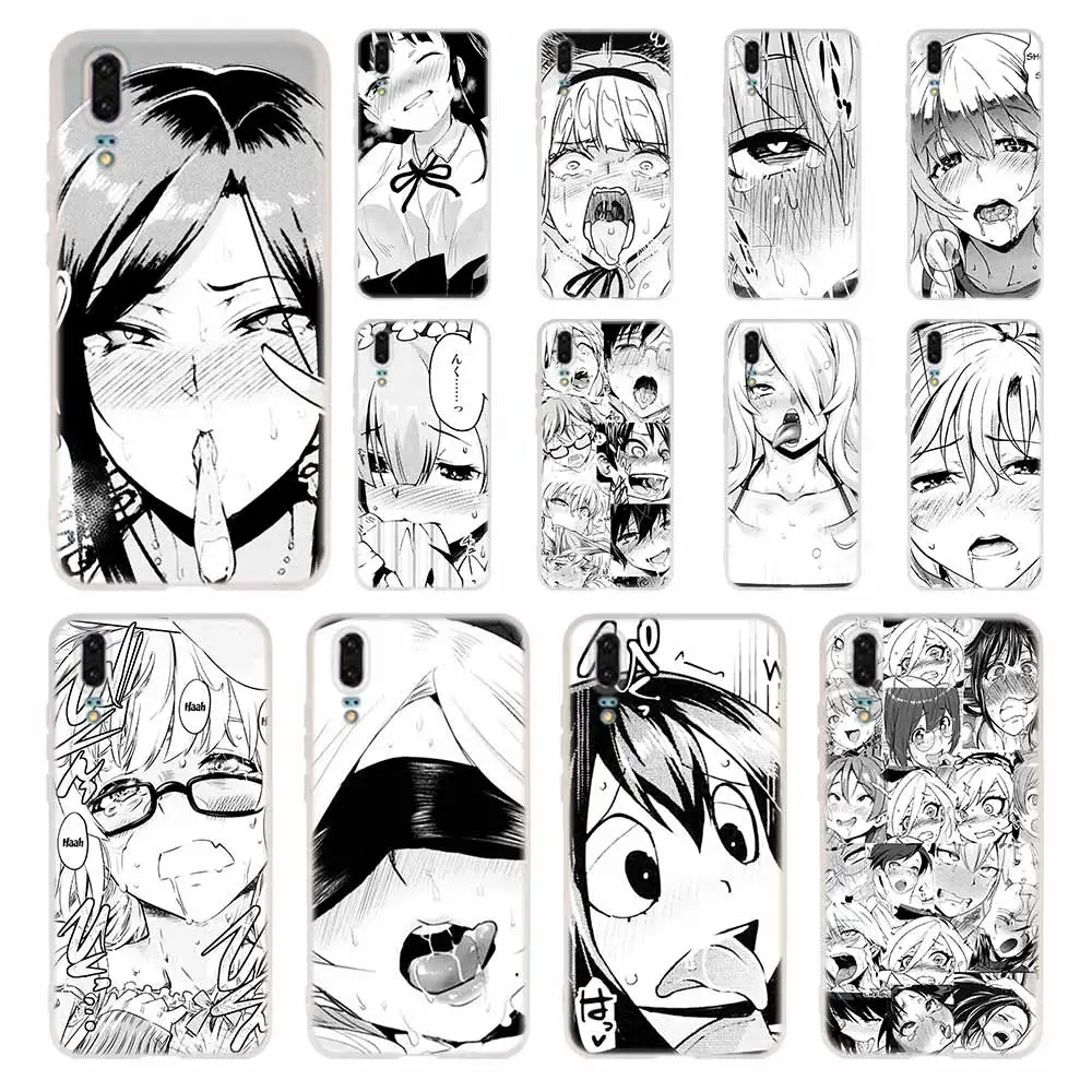 

MLLSE Anime girl cartoon japan New Case Silicone Soft TPU Cover For Huawei P50 P30 P40 P20 Pro P10 Lite P Smart Z 2019 2020