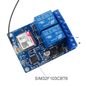 2-канальный релейный модуль RCmall SMS GSM, пульт ДУ SIM800C STM32F103CBT6 для парникового кислородного насоса FZ3064