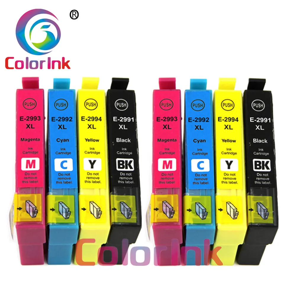 ColorInk 8 упаковок 29 29XL T2991XL для чернильных картриджей XP235 XP247 XP245 XP332 XP335 XP342 XP345 XP435 XP432