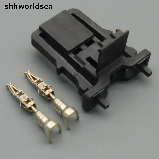 Shhworldsea 5/30/100 комплектов 3 5 мм 2p автомобильный электрический соединитель