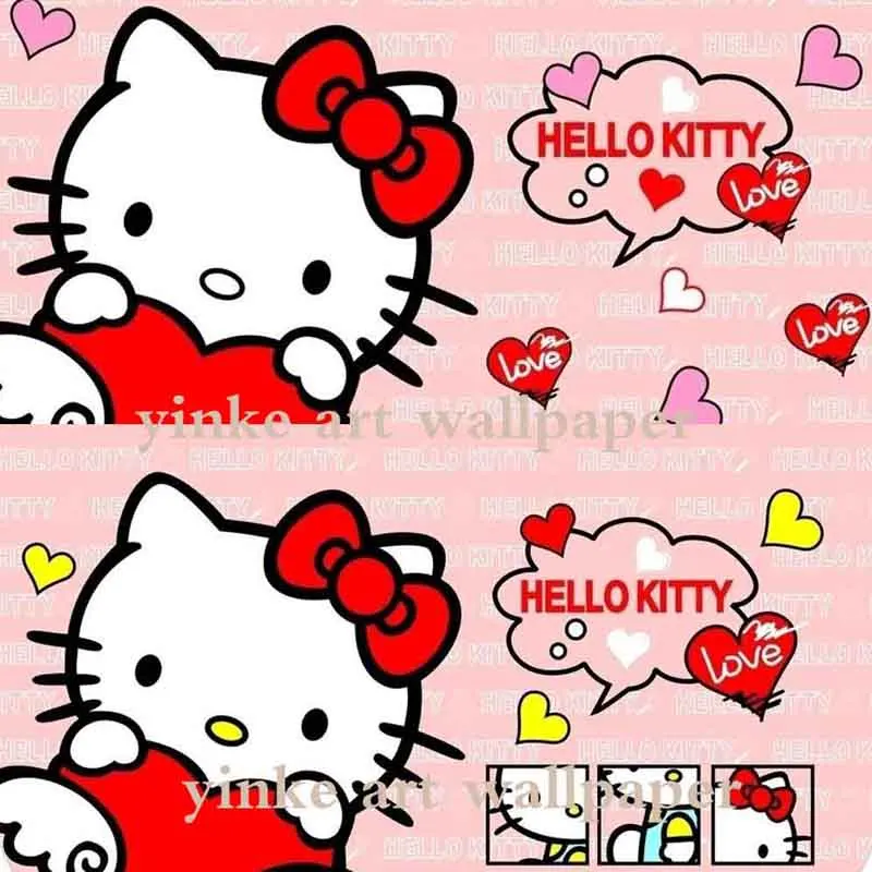 Настенные 3D обои для гостиной водонепроницаемые Мультяшные в рулоне