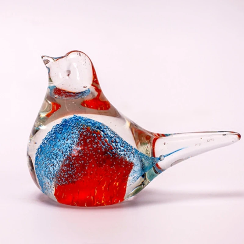 Стеклянные домашние хрустальные украшения стеклянные птицы креативный подарок