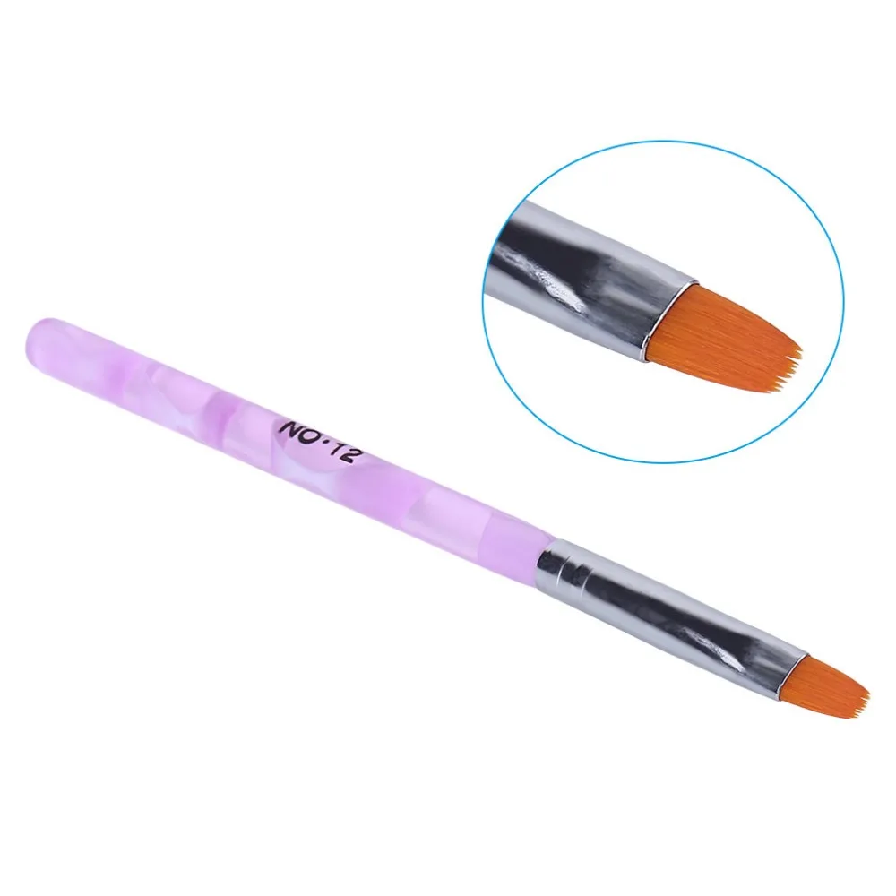 Beau Gel 7 шт./компл. УФ гель Акриловая кисть для дизайна ногтей ручка рисования набор