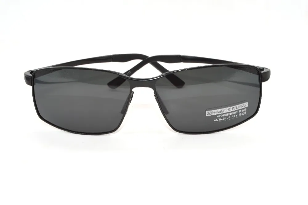 Polarized Reading Sunglasses= Black Al-Mg Alloy Shield Mens Polarized Sunglasses Oversized Vintage +1 +1.5 +2 To +4