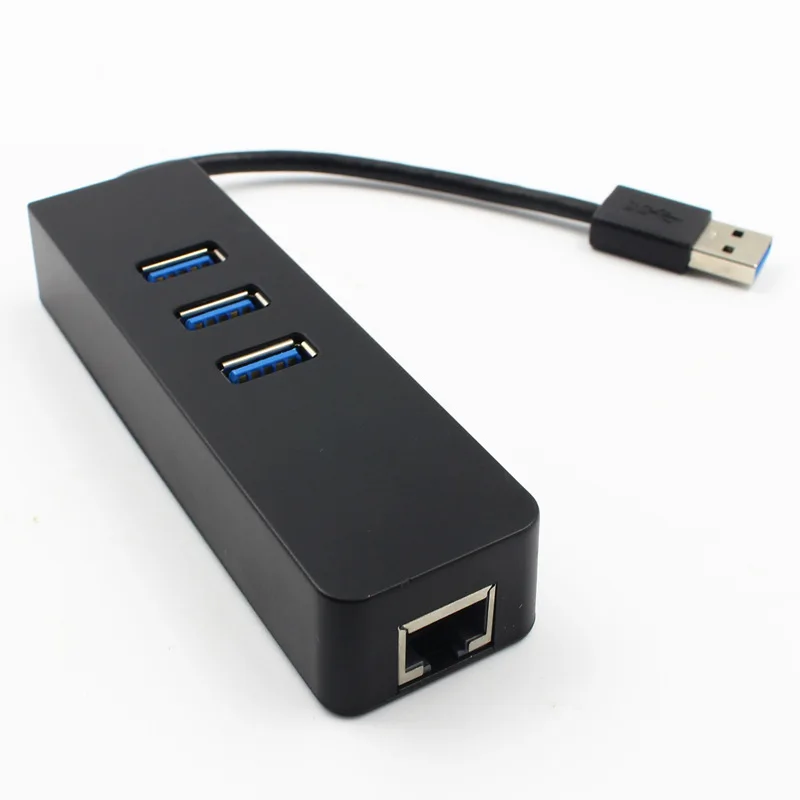 ZTM-968 5 Гбит/с супер скорость 4 порта USB 3,0 концентратор 100 Мбит/с 100 Мбит/с RJ45 USB3.0 концентратор внешний для рабочего стола/ноутбука/ультрабука