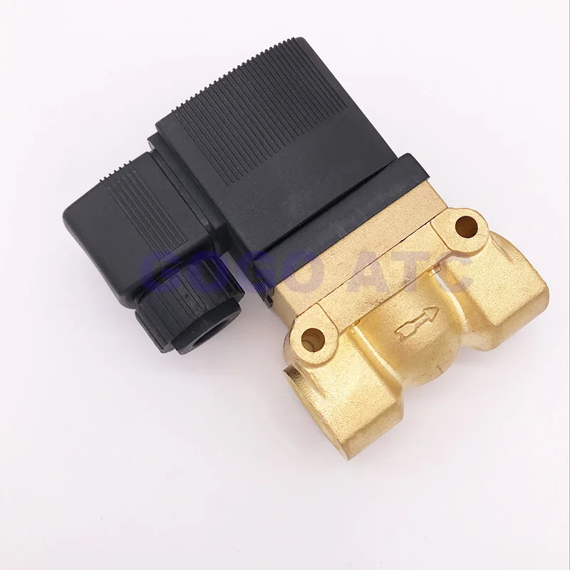 50bar высокого давления температурный соленоид клапан 1/4 3/8 1/2 BSP 12 V 24 V DC AC220V N.C 5404 PTFE пилот латунные клапана