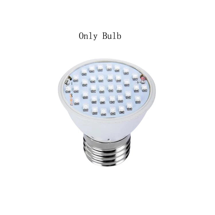 only E27 Grow Bulb Yabstrip светодиодный светильник для выращивания растений E27, лампа для выращивания растений, лампа для выращивания овощей, гидропонная, для помещений, для теплицы, фитолампа - Испускаемый цвет: only E27 Grow Bulb