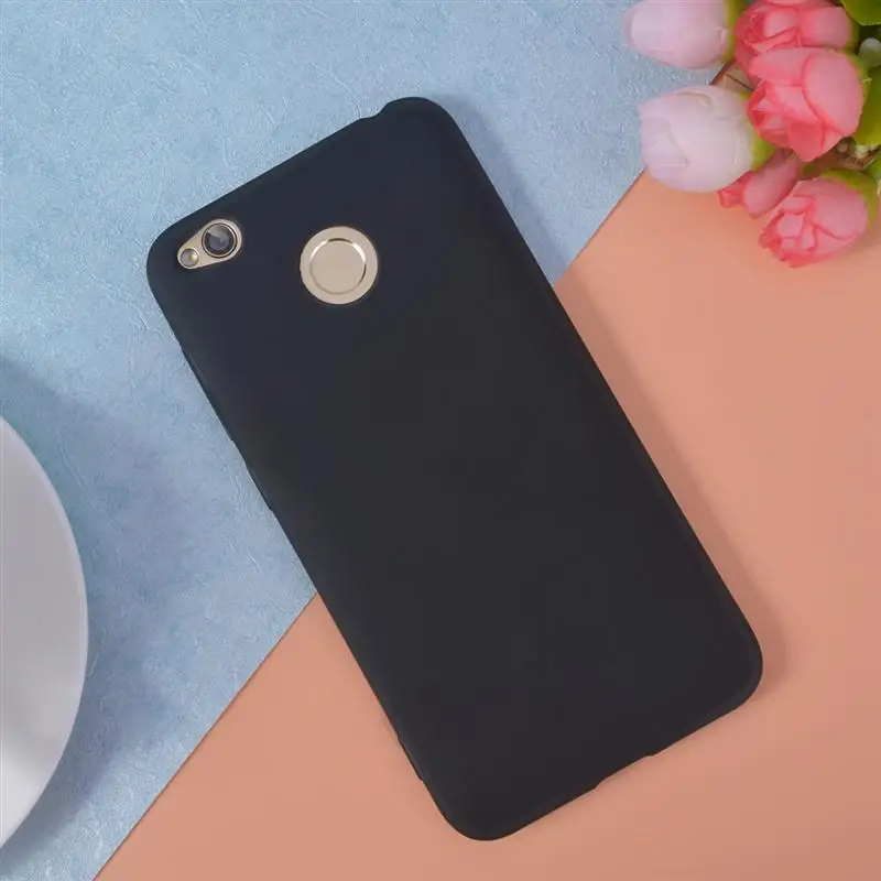 GrandEver Candy Color Soft Case For XiaoMi Red Mi 4X Silicone 5.0&quotinch Fitted Back Cover Xiaomi Redmi 4A | Мобильные телефоны и