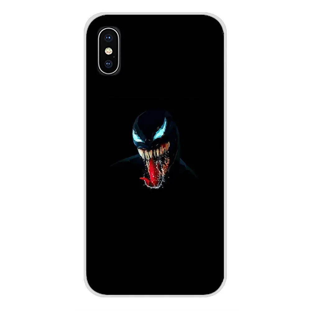 Мягкий прозрачный чехол Venom 2018 фильм Том Харди для Apple iPhone X XR XS MAX 4 4S 5 5S 5C SE 6 6S 7 8 Plus
