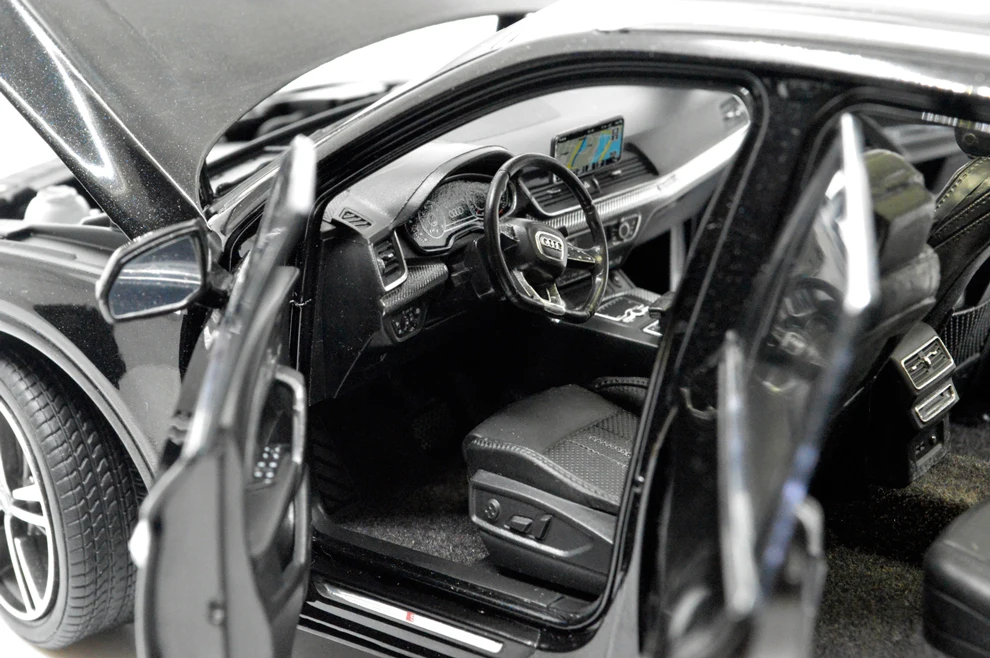 1/18 1:18 1 18 масштаб Audi Q5L 2018 черная статическая имитация литых под давлением моделей