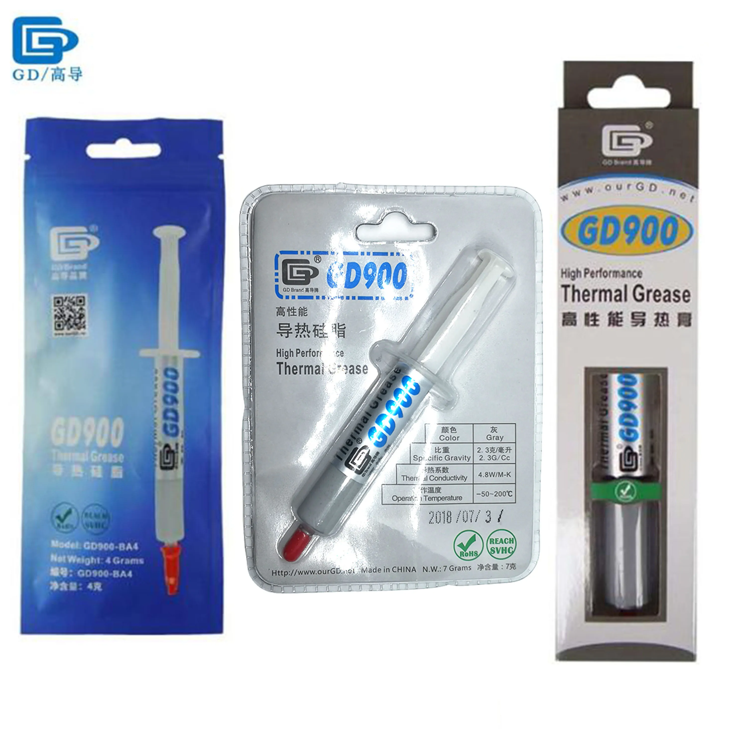 Теплопроводящая смазка GD900 серый охлаждающий вентилятор VGA процессор
