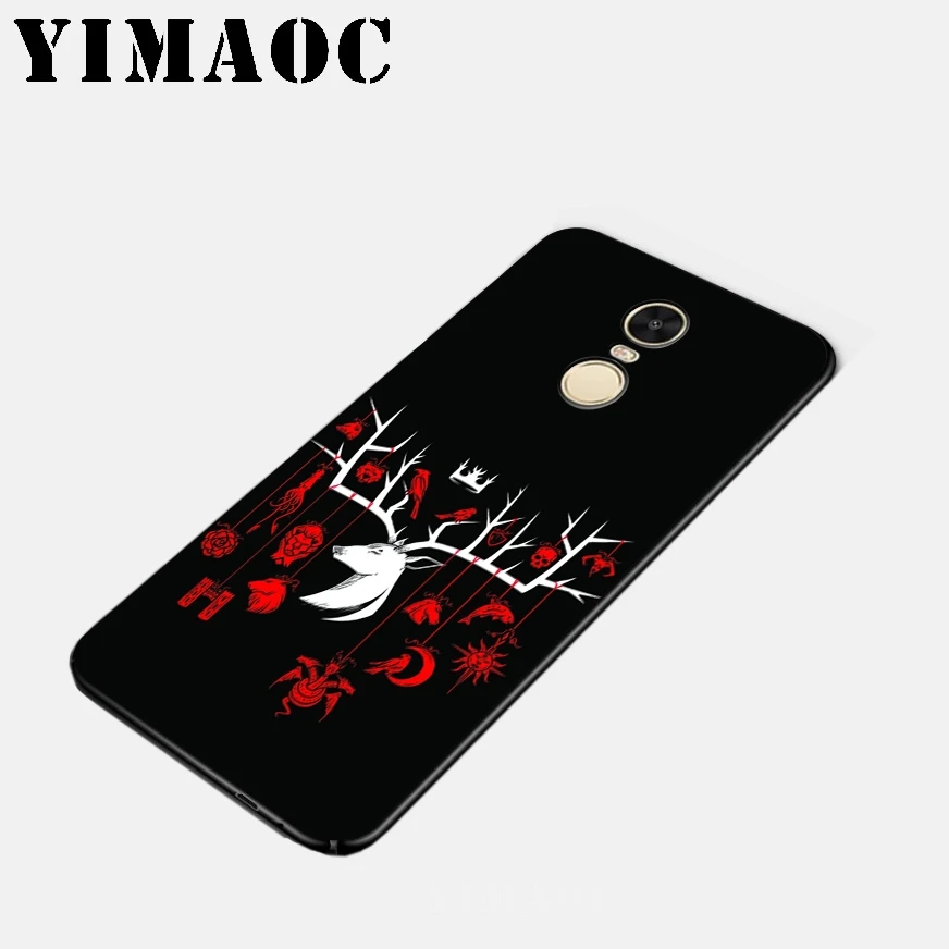 YIMAOC Hannibal Eat Мягкий силиконовый чехол для Xiao mi Red 6 Note 4X 4A 5A 5 Plus A1 A2 Pro Lite 8 |