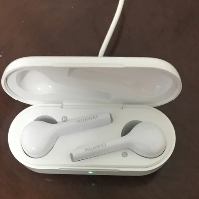 Оригинальные беспроводные наушники HUAWEI CM-H1 FreeBuds, Bluetooth наушники с микрофоном - Цвет: Белый