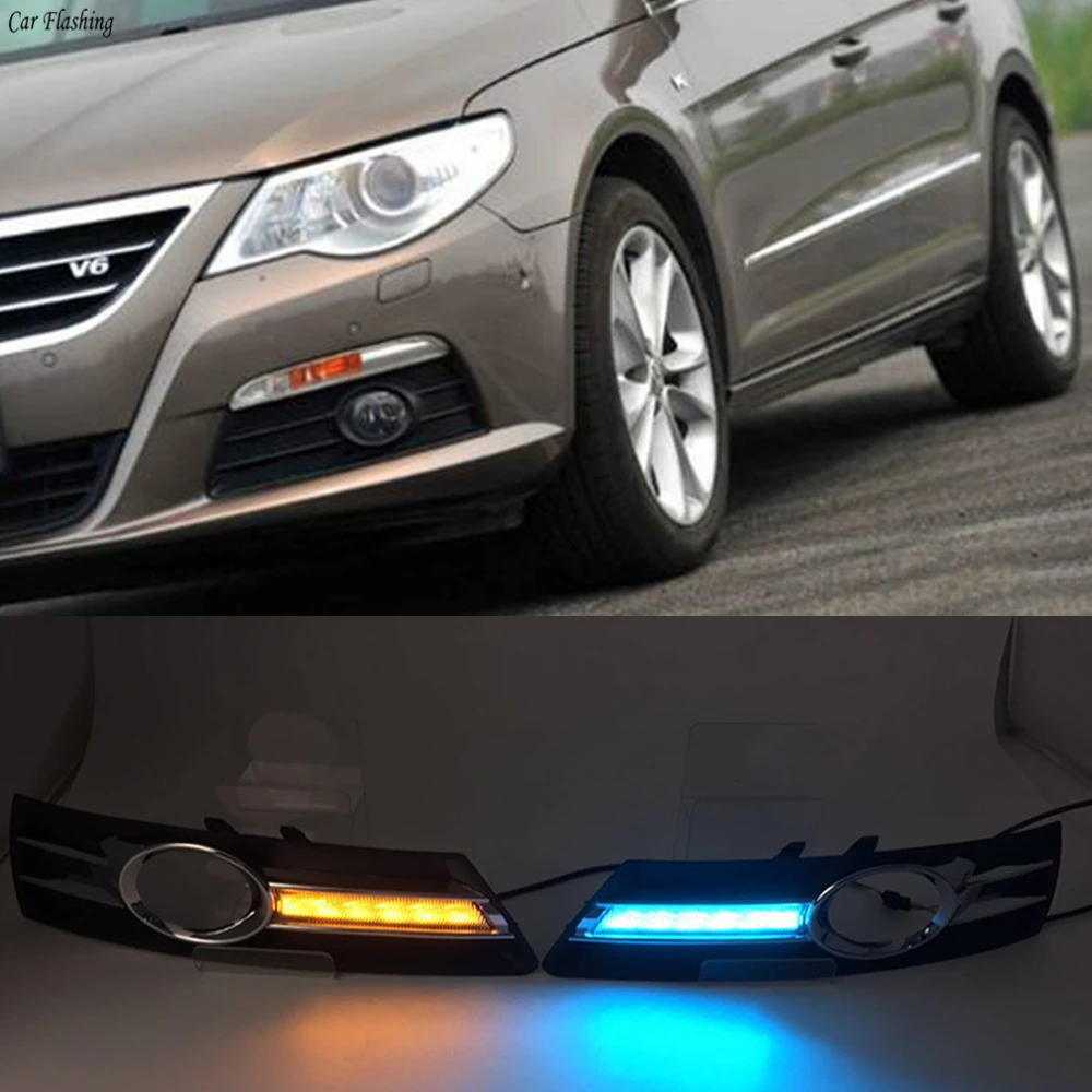 2 шт. Автомобильные светодиодные фасветильник для VW PASSAT CC 2009 2010 2011 2012 2013|Фара авто