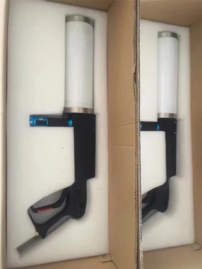 Pistola Co2 Arma Mitraillette Bar Co2 пистолет сценический светильник Co2 Led Rgb для свадебной дискотеки Dj струйный пистолет мини светодиодный воздушный софтпистолет