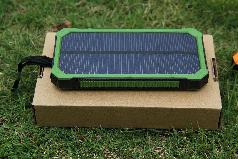 PowerGreen солнечное зарядное устройство 15000 мАч двойной выход аккумулятор для