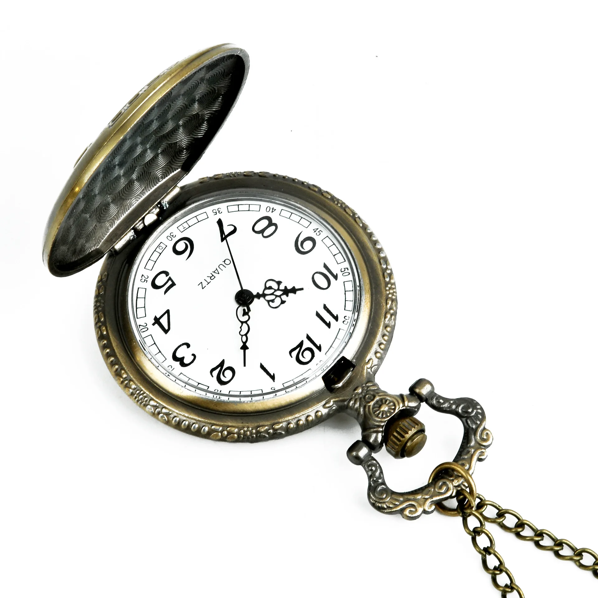 Fashion Vintage Unisex Quartz Pocket Watch Alloy Running Horse Necklace Pendant Men Women Chain Clock Gifts | Наручные часы