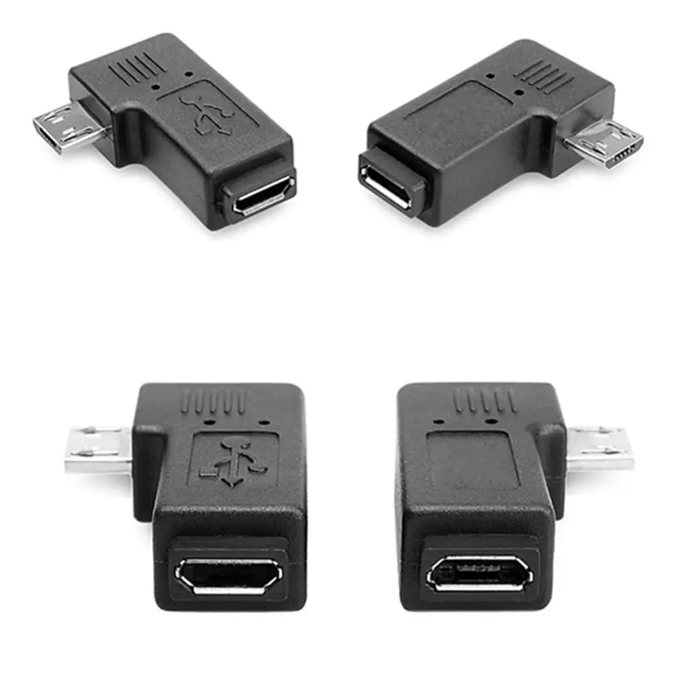 Новый мини кабель Usb 2 0 Мама микро папа usb Удлинительный 90 градусов левый и правый