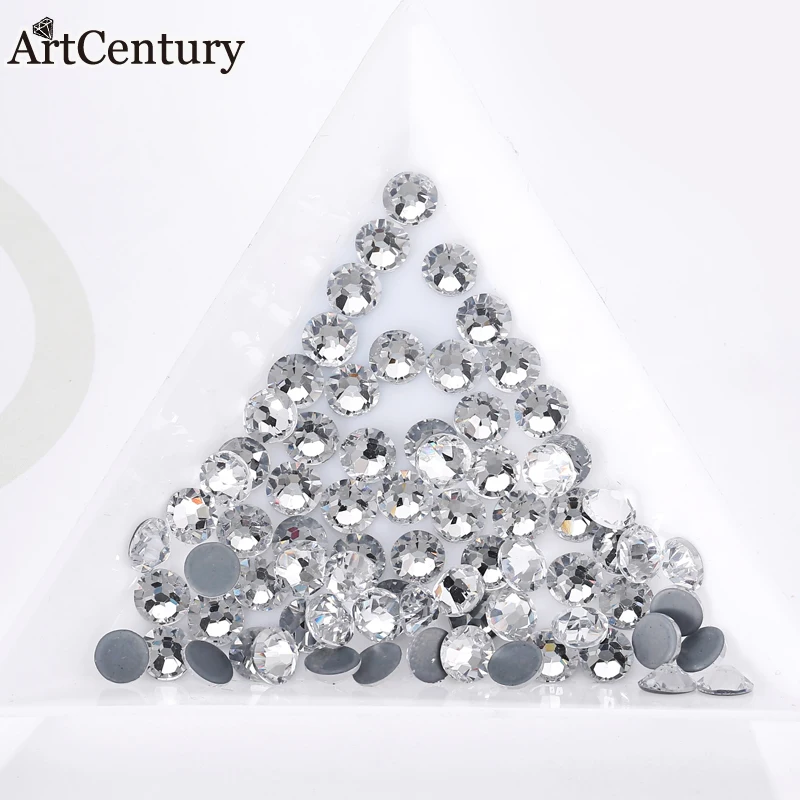 Super Shiny Crystal Flatback Hotfix Rhinestones 7Big 7Small Facets Machine 14 More For Transfer Motifs SS6 To SS40 | Дом и сад