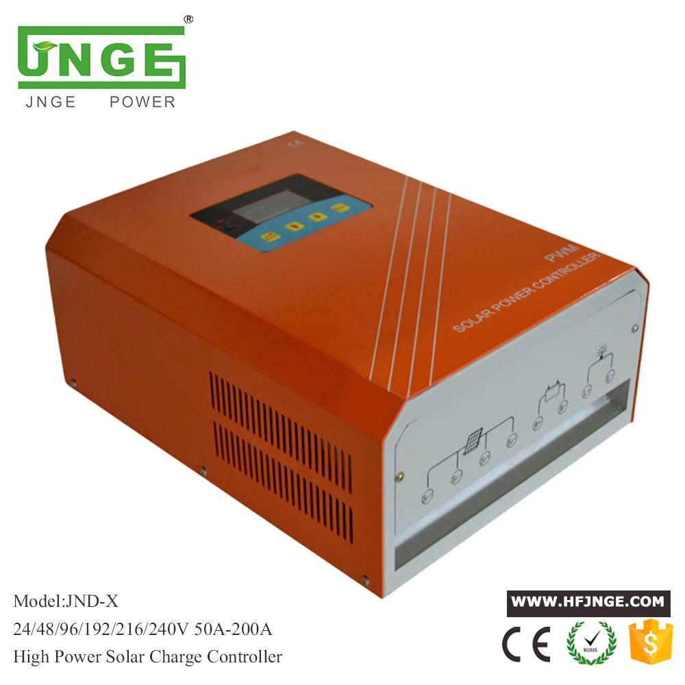 Контроллер заряда солнечной батареи JNGE Power 150A для системы энергии с ЖК-дисплеем |