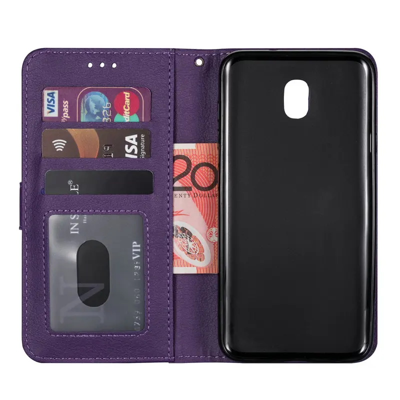 Чехол-книжка на молнии для Samsung J730 чехол Galaxy J5 J7 2017 чехол-бумажник J3 J330 J3Pro J720 J520 |