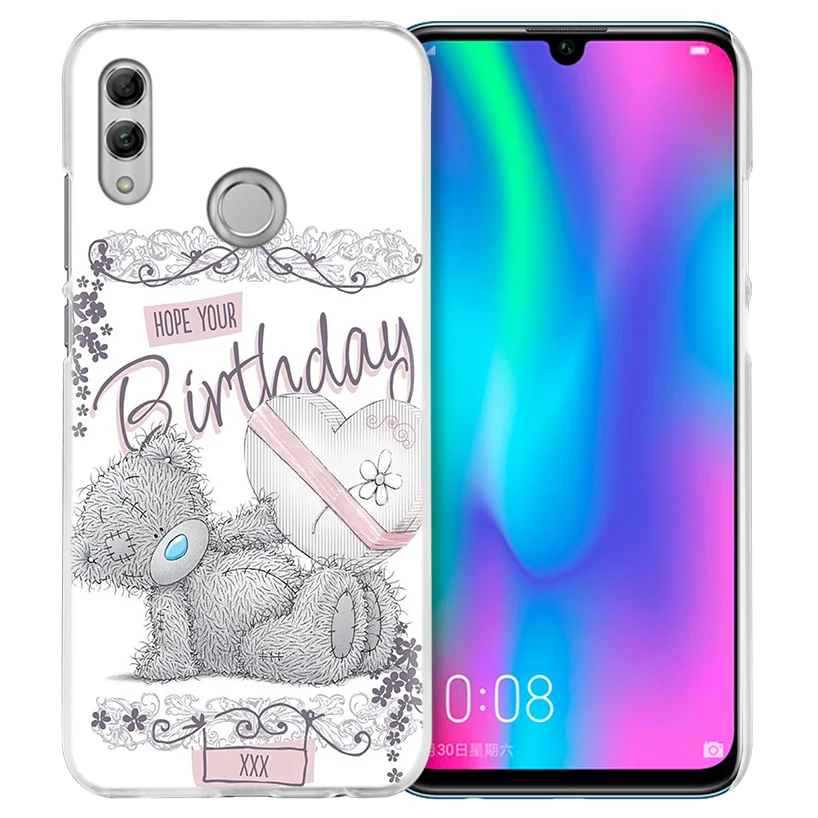 Teddy Me To You Bear чехол для huawei Honor 8X Y9 9 10 Lite Play 7C 8C 8S 8A фотоаппаратов моментальной печати 7S 7A Pro V20 20i Y6 Y7 Y5 жесткий чехол из ПК для телефона