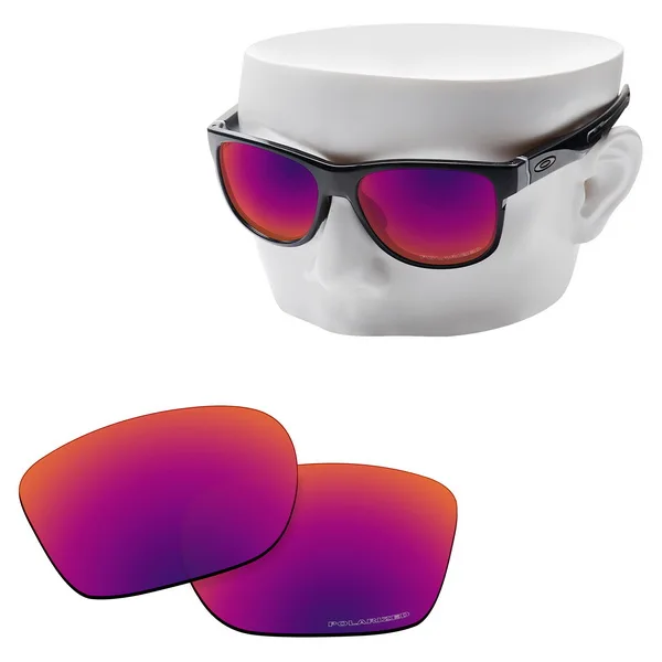 OOWLIT Анти-Царапины Сменные линзы для-солнцезащитные очки Oakley Crossrange травления поляризованных солнцезащитных очков - Цвет линз: Purple Red Mirror