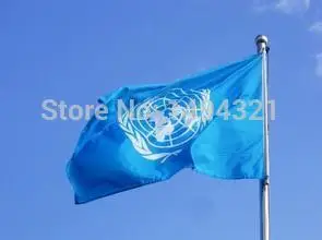 Флаг ООН флаг для помещений и улицы баннер выемка новинка 3x5 футов|united nations flag|national