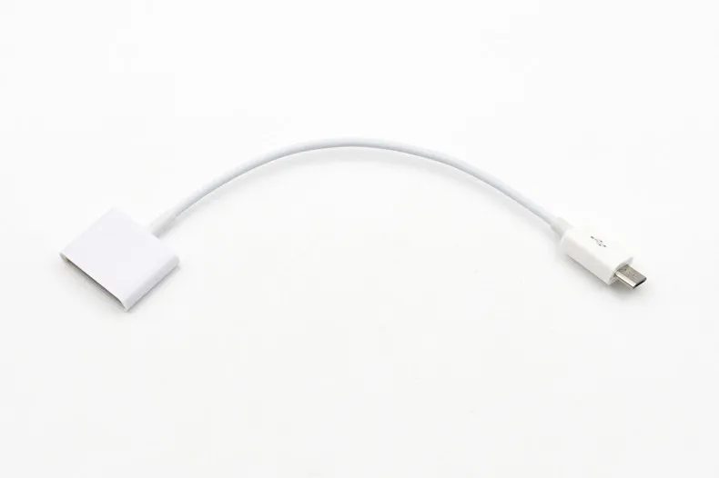 30 pin гнездовой к Micro USB Мужской синхронизации данных зарядный кабель-адаптер для