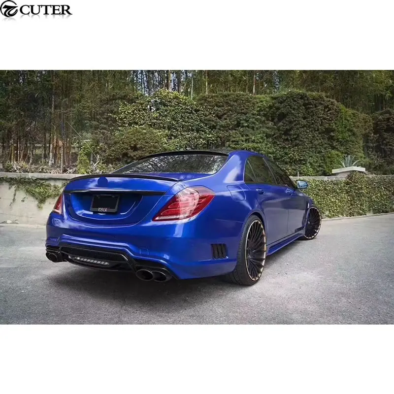 W222 S320 S350 комплект кузова автомобиля FRP неокрашенные передние и задние бамперы