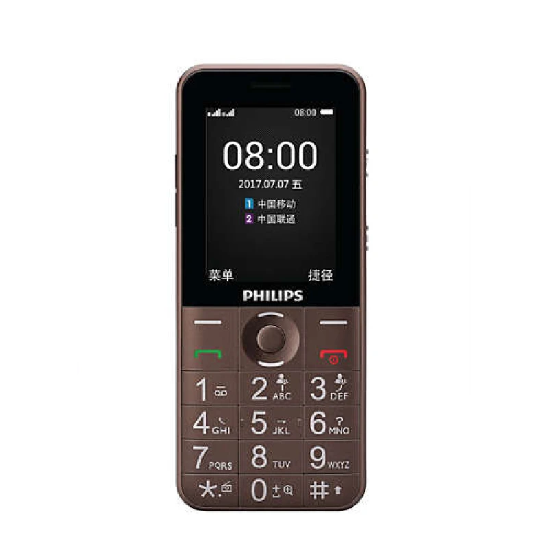 Оригинал Philips E331 MTK 2 4 дюйма 1600 мАч батарея 32 Мб ОЗУ ПЗУ одна камера Поддержка FM