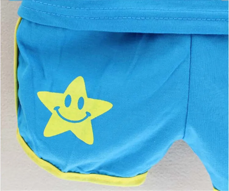 Детская одежда Hello для мальчиков и девочек летний хлопковый комплект одежды