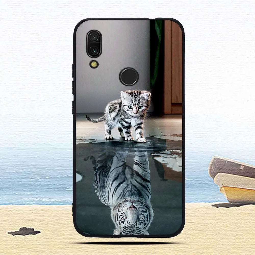 Для Xiaomi Redmi 7 Чехол Redmi 7 чехол Мягкие силиконовые с рисунком задняя крышка для Coque Redmi7 Xiaomi Redmi 7 Чехол для телефона бампер - Цвет: 14