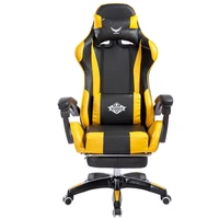 reclining office chair with footrest lifted rotated e sports gaming chair household multi function computer chair with massage