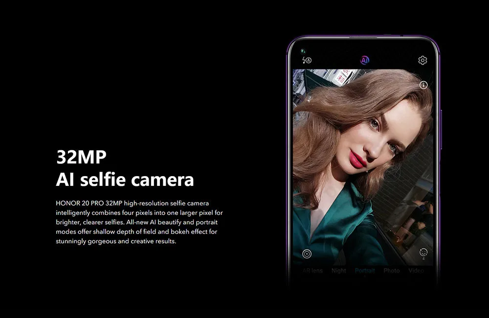 DHL Быстрая Honor 20 Pro мобильный телефон Kirin 980 Android 9,0 6,2" 2340X1080 8 ГБ ОЗУ 256 Гб ПЗУ МП отпечаток пальца NFC