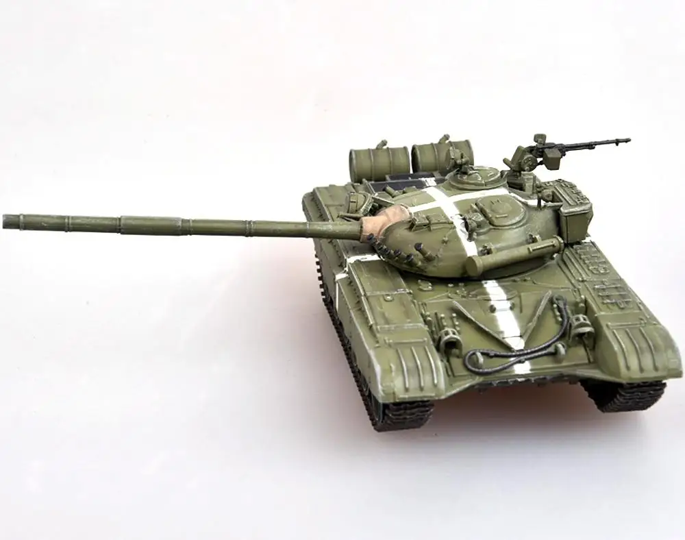 Советская армейская T-72A 1: 72 Готовая модель танка без литья под давлением |