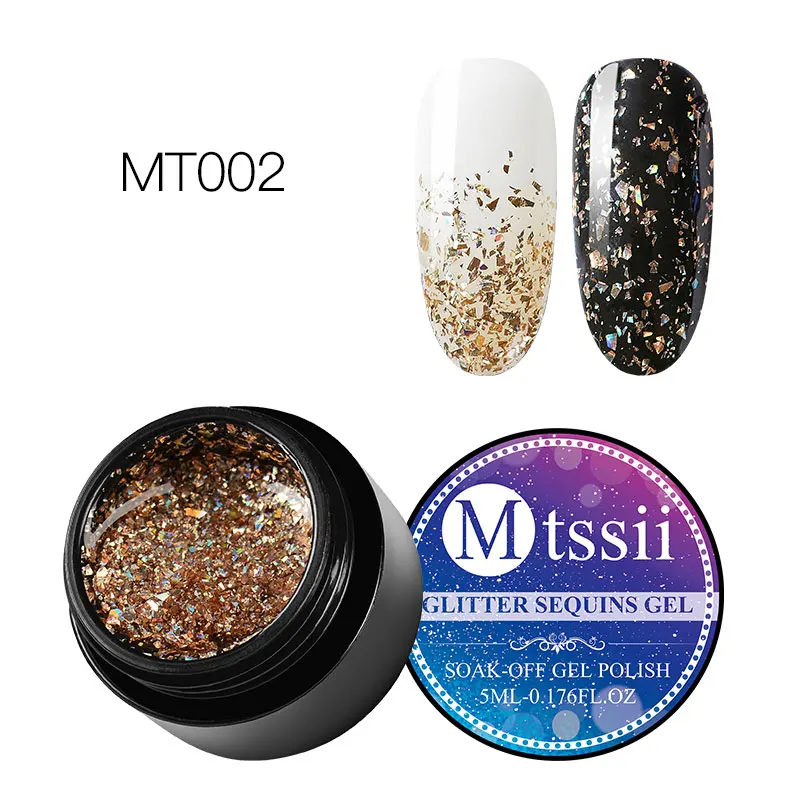 S03060 Mtssii блеск для губ Хамелеон Гель-лак UV Soak Off Nail Art Лак Стойкий цвет покрытие живопись гель 5 мл гель для ногтей с блестками лак - Цвет: S03060