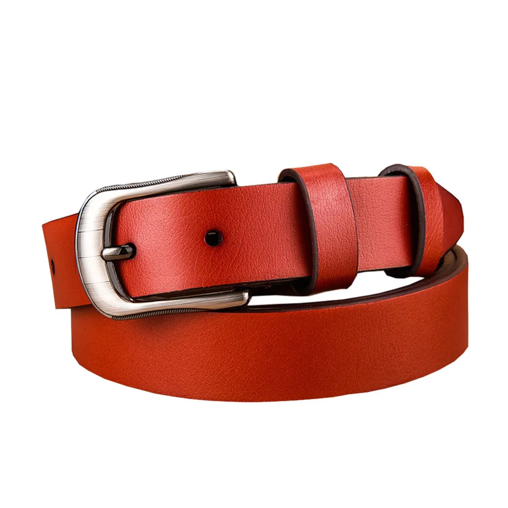 

cowhide genuine leather Belts Men pin buckle jeans Waist Belt Male black brown two sides color Belt ceinture homme