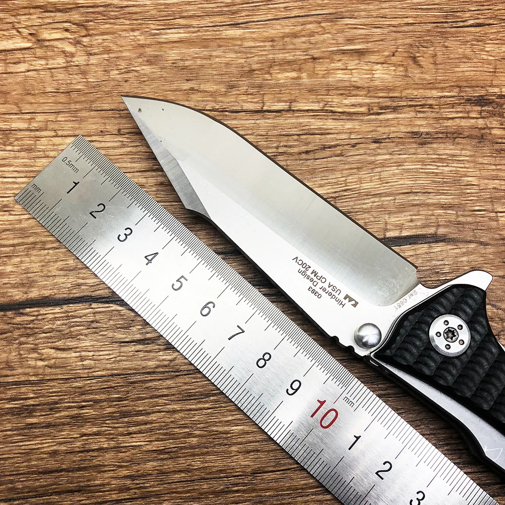 Тактический походный складной нож ZZSQ ZT0393 9cr14mov лезвие С флиппером и