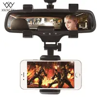 Автомобильный держатель для телефона XMXCZKJ, крепление на зеркало заднего вида, поворот на 360 градусов, для iPhone 8, Samsung, универсальная подставка ...