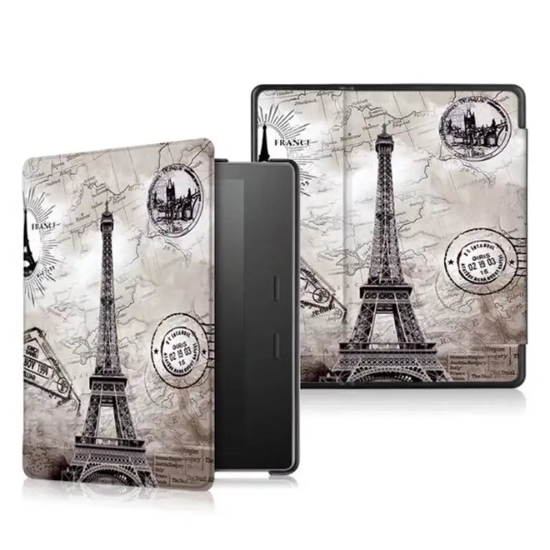 

Case For Amazon kindle oasis Protective New 2017 PU 7 inch eBook Reader Smart Cover Protector Leather Oasis 7'' Sleeve cases