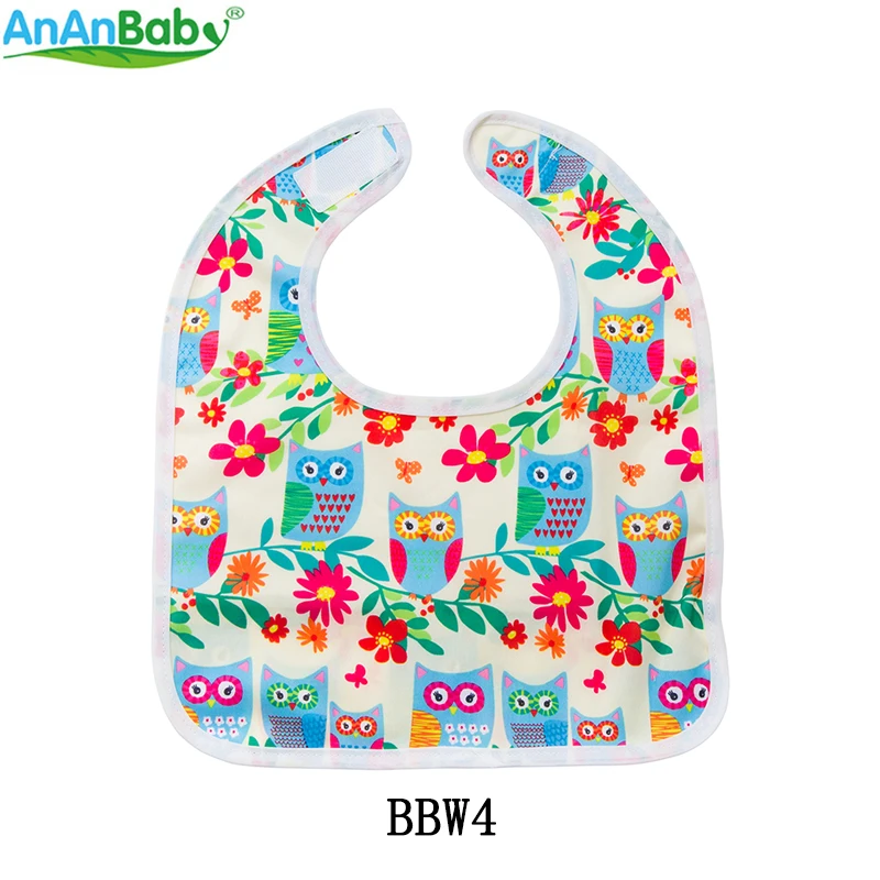 Новое поступление! Детские нагрудники Ananbaby водонепроницаемые с милым рисунком 3