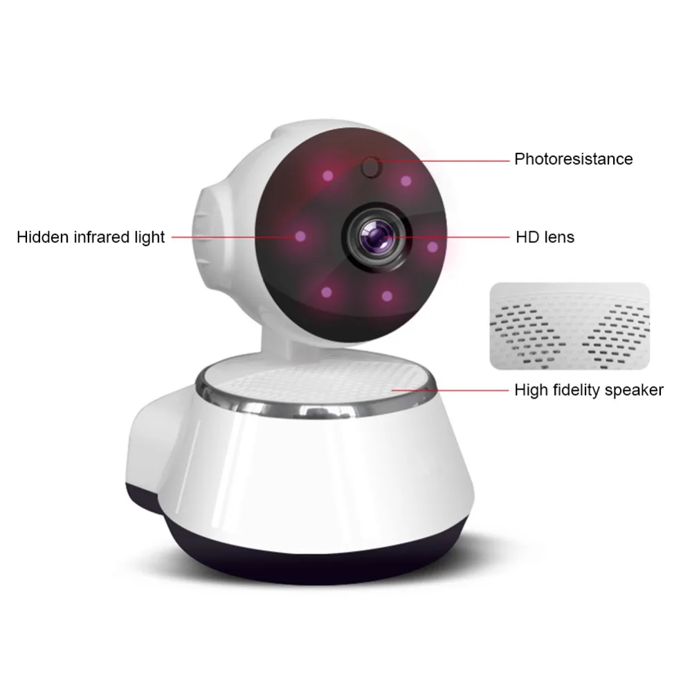 Беспроводная ip камера HD 720P Wi Fi беспроводная сетевая мини интеллектуальное