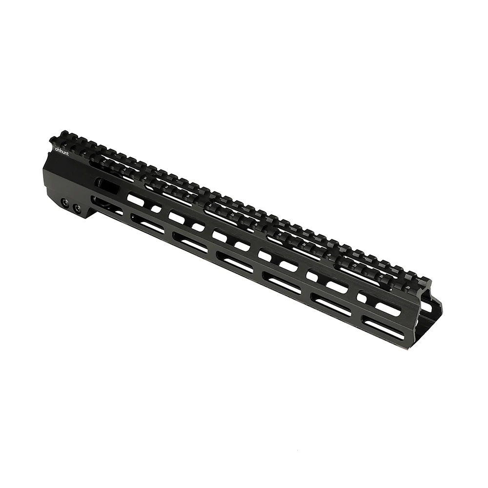 Ohhunt тактический AR15 поплавок M-LOK Handguard " 9" 1" 12" 13," 15" 1" Пикатинни со стальной бочкой гайка для прицела