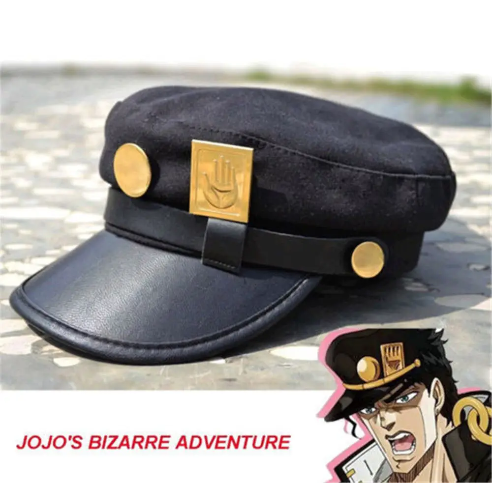Приключения Джоджо Косплэй шляпа Леоне abbacchio Военная Кепки Высокое качество