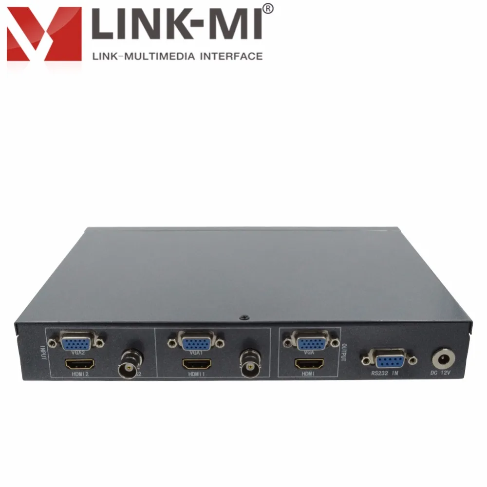 Фото Многоцелевой переключатель, видеосинтезатор, процессор, HDMI, VGA входы, видеостена, контроллер светодиодный одного дисплея, 1920x1080 @ 60 Гц, LINK-MI, 2x1 №5